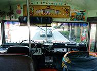 Mexican Bus - interior party